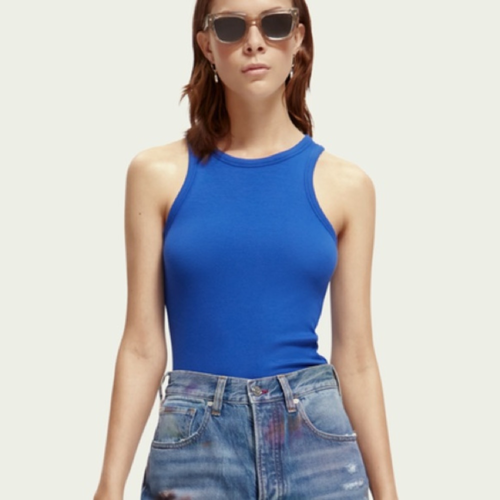 EUC SCOTCH & SODA Racerback Tank Top Size M